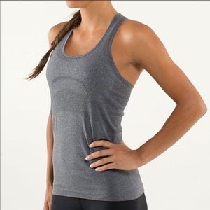 Lululemon swiftly tank charcoal grey